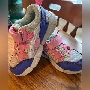 Stride Rite 7T Pink and Purple Sneakers
